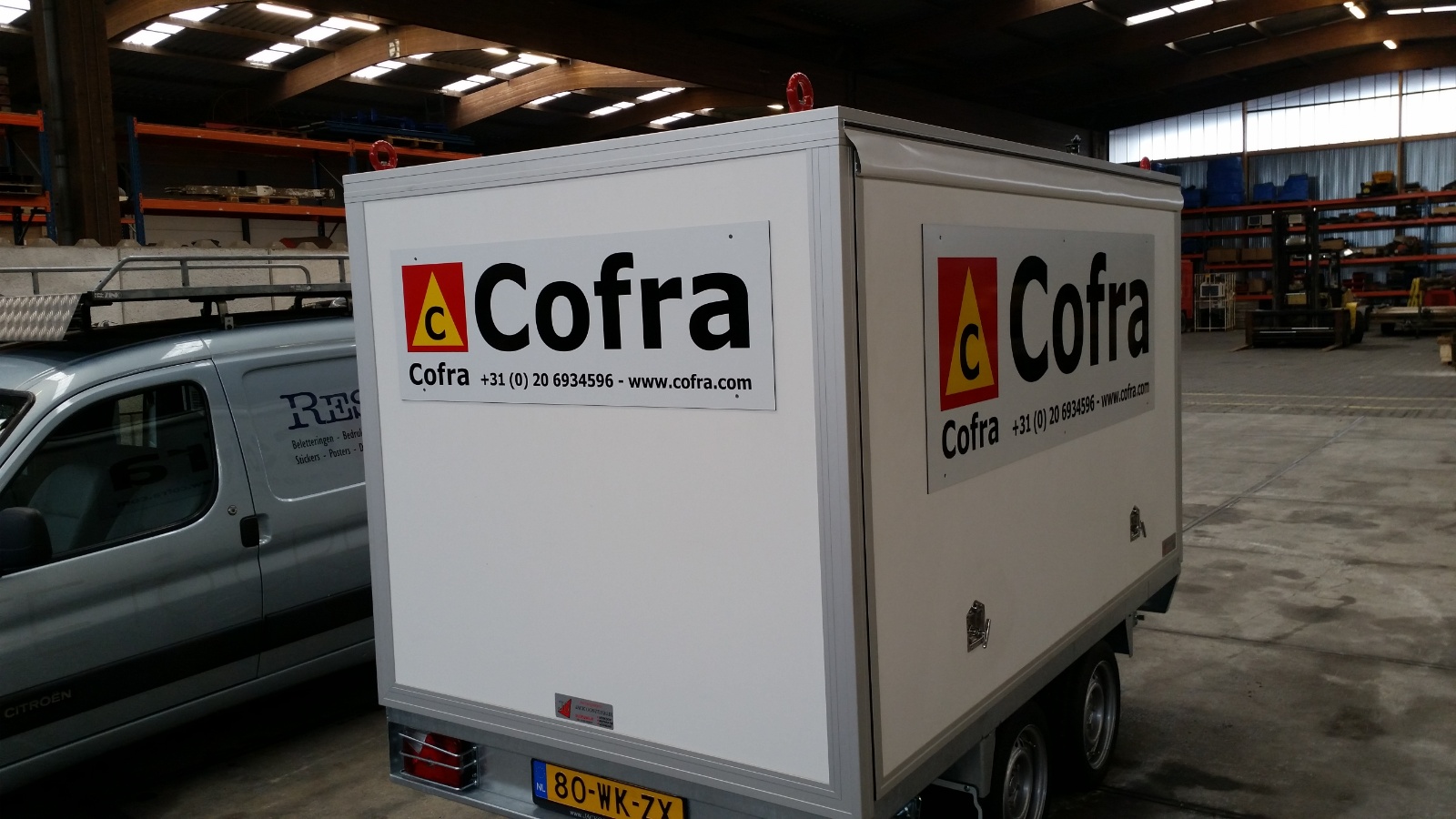 Cofra borden aanhanger